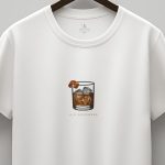 Old Fashioned, Heavy Cotton T-Shirt σε Λευκό Χρώμα