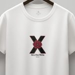 Acta Non Verba Rose, Casual Μπλούζα T-Shirt σε Λευκό Χρώμα