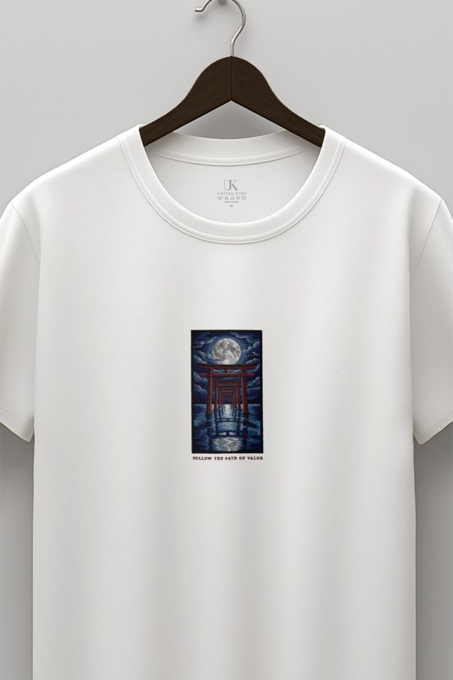 Moon Gate, Μπλούζα T-Shirt σε Λευκό Χρώμα