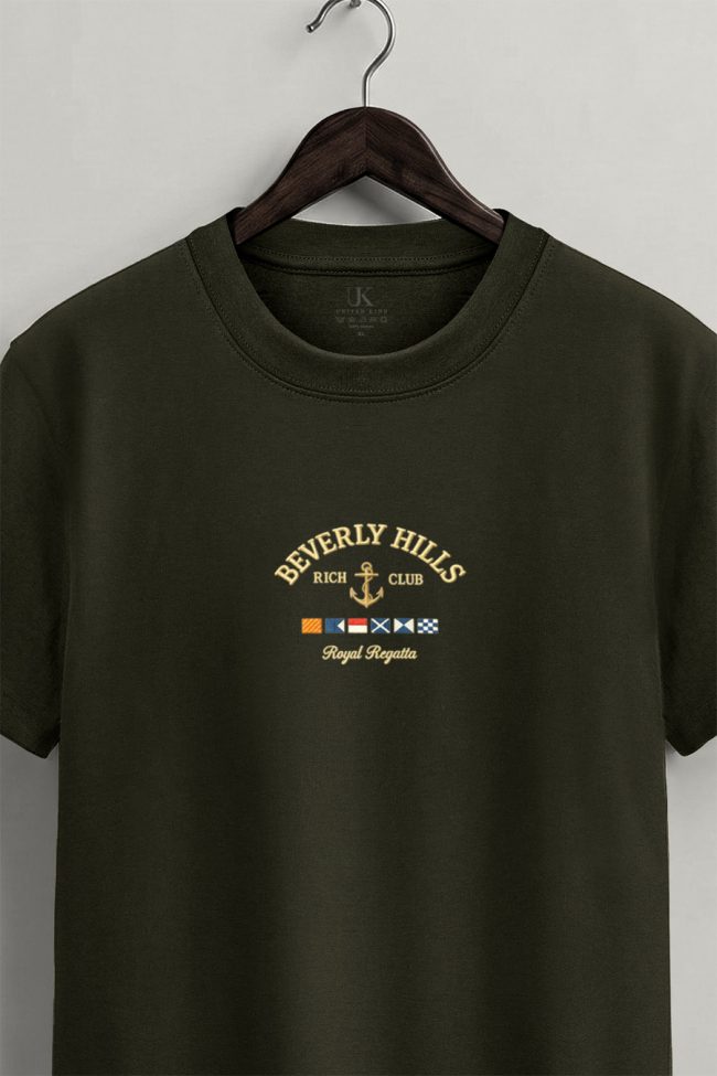 Beverly Hills Royal Regatta, Μπλούζα T-Shirt σε Χακί Χρώμα
