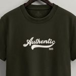 Authentic League, Μπλούζα T-Shirt σε Χακί Χρώμα