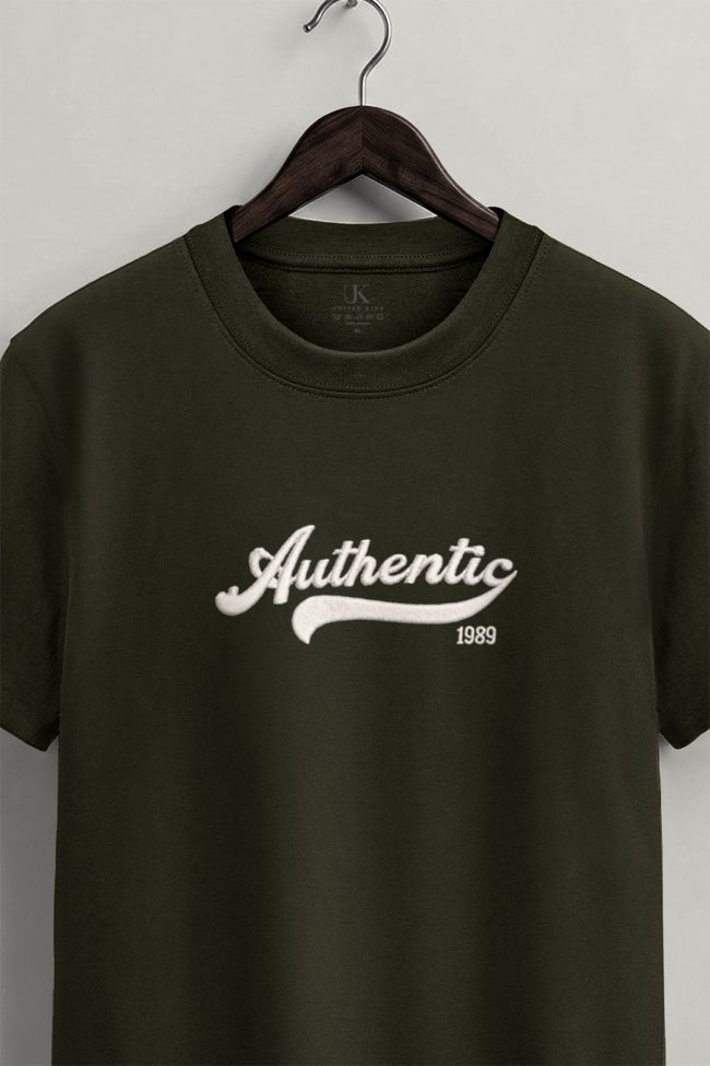 Authentic League, Μπλούζα T-Shirt σε Χακί Χρώμα