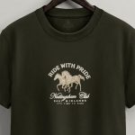 Nottingham Ride, Μπλούζα T-Shirt σε Χακί Χρώμα
