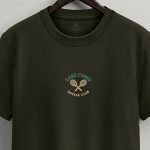 Lake Como Tennis Club Centered, Μπλούζα T-Shirt σε Χακί Χρώμα