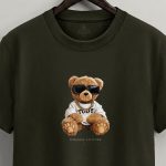 Bling Teddy, Μπλούζα T-Shirt σε Χακί Χρώμα
