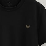UK Royal Gold, Ανδρική Μπλούζα T-Shirt σε Μαύρο Χρώμα