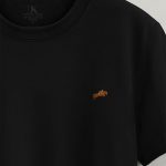 Horse Jumping Minimal, Μπλούζα T-Shirt σε Μαύρο Χρώμα