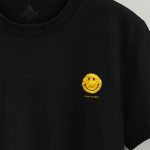 Iconic Smiley, Ανδρική Μπλούζα T-Shirt σε Μαύρο Χρώμα