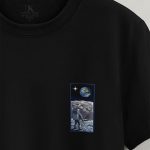 Moon Explorer, Μπλούζα T-Shirt σε Μαύρο Χρώμα