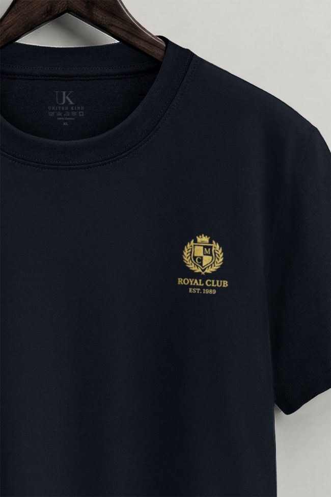 Royal Club, Ανδρική Μπλούζα T-Shirt σε Μπλε Χρώμα