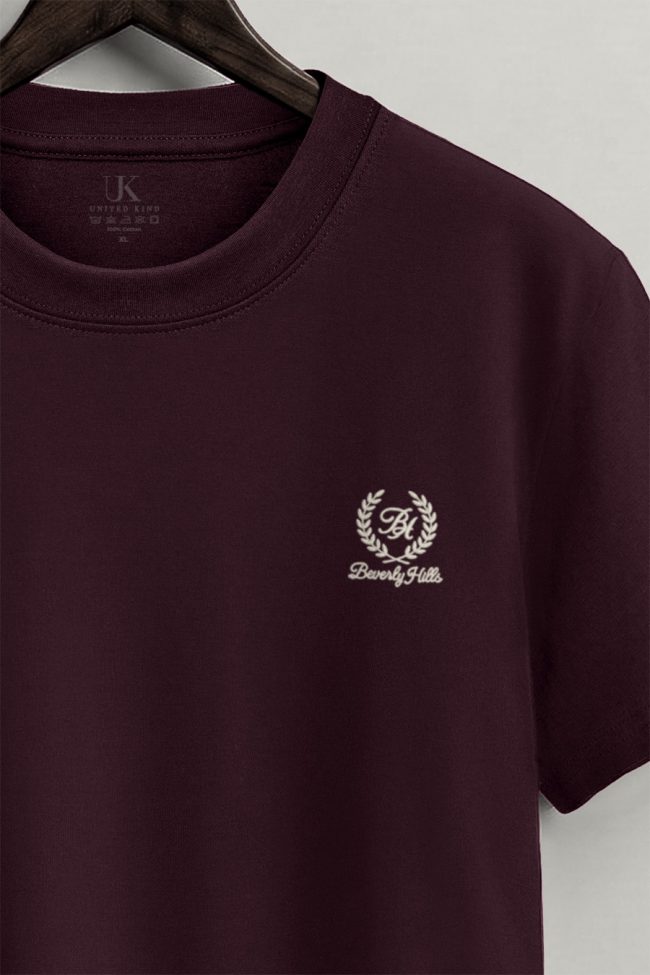 Beverly Hills Royal, Μπλούζα T-Shirt σε Μπορντώ Χρώμα