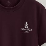 Maison Royale Mini, Μπλούζα T-Shirt σε Μπορντώ Χρώμα