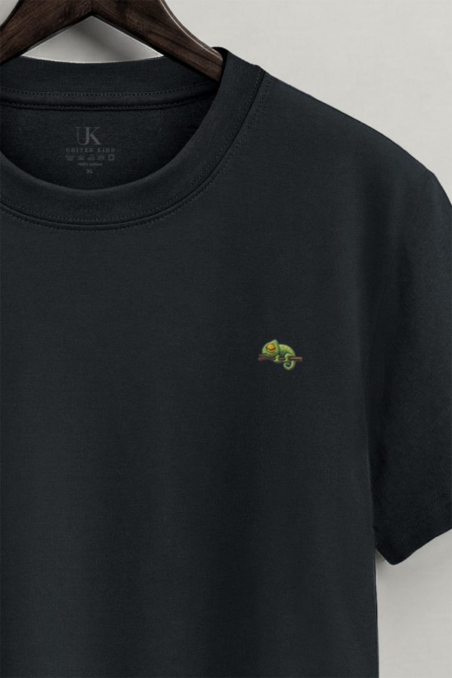 Iguana Textured, Μπλούζα T-Shirt σε Iron Grey Χρώμα