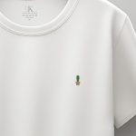 Cactus Minimal, Μπλούζα T-Shirt σε Λευκό Χρώμα