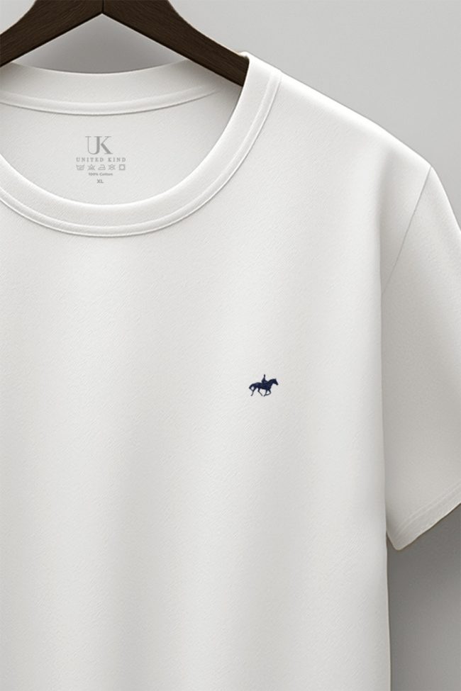 Blue Rider, Μπλούζα T-Shirt σε Λευκό Χρώμα