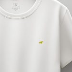 Yellow Rider, Μπλούζα T-Shirt σε Λευκό Χρώμα