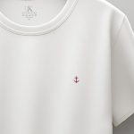 Anchor Logo, Μπλούζα T-Shirt σε Λευκό Χρώμα