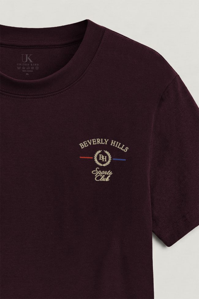 Beverly Hills Sports Club Mini, Μπλούζα T-Shirt σε Μπορντώ Χρώμα