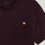 Swiss Flag Mini, Ανδρική Μπλούζα T-Shirt σε Μπορντώ Χρώμα
