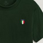 Italy Crest, Μπλούζα T-Shirt σε Πράσινο Χρώμα