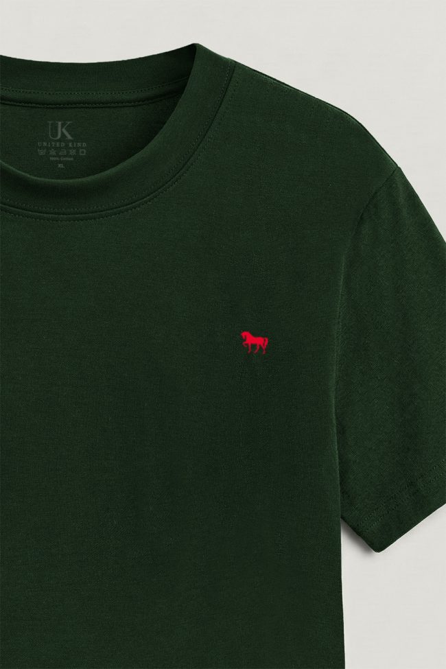 Red Stallion, Ανδρική Μπλούζα T-Shirt σε Πράσινο Χρώμα