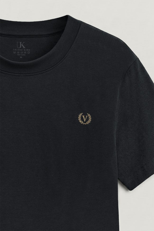 V Royal, Ανδρική Μπλούζα T-Shirt σε Iron Grey Χρώμα