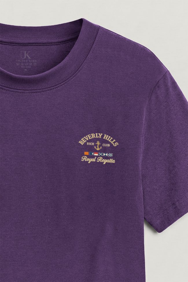 Beverly Hills Royal Regatta Mini, Μπλούζα T-Shirt σε Μωβ Χρώμα