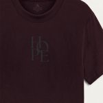 Hope Black, Ανδρική Μπλούζα T-Shirt σε Μπορντώ Χρώμα