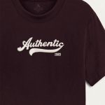 Authentic League, Μπλούζα T-Shirt σε Μπορντώ Χρώμα