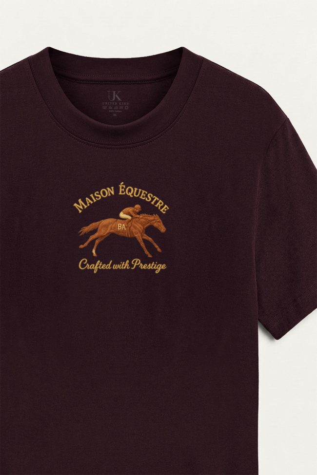 Prestige Ride, Μπλούζα T-Shirt σε Μπορντώ Χρώμα