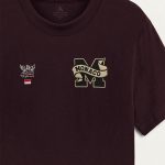 Monaco Monogram, Μπλούζα T-Shirt σε Μπορντώ Χρώμα