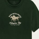 Nottingham Ride, Μπλούζα T-Shirt σε Πράσινο Χρώμα