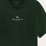 Monte Carlo Equestrian Club, Μπλούζα T-Shirt σε Πράσινο Χρώμα