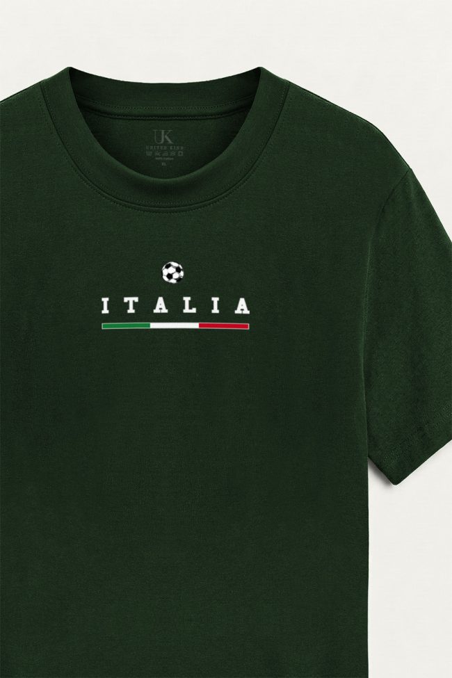 Italia Goal, Μπλούζα T-Shirt σε Πράσινο Χρώμα