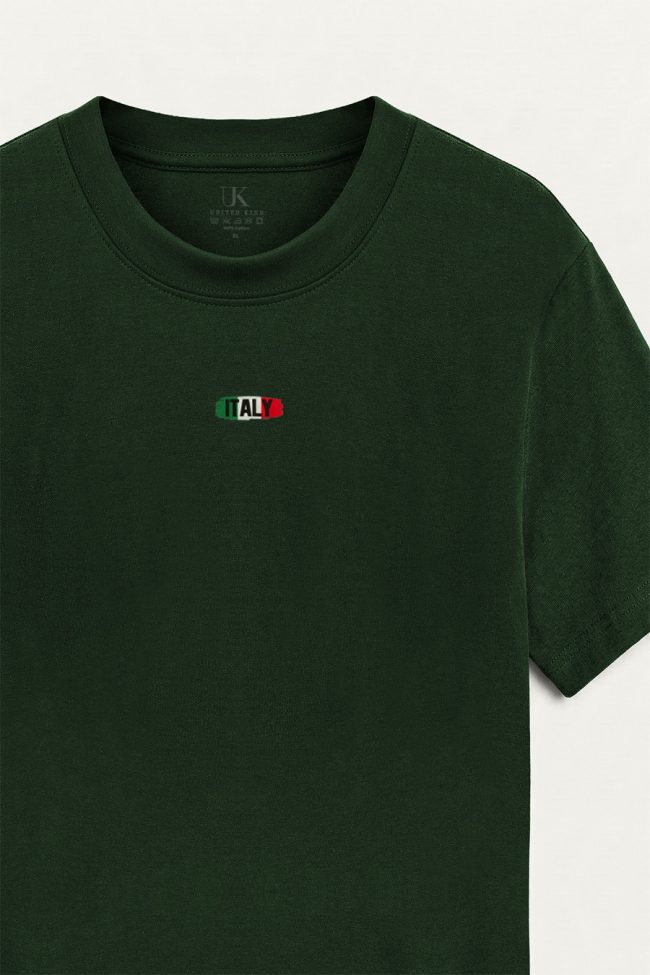 Italia Modern Brush, Μπλούζα T-Shirt σε Πράσινο Χρώμα