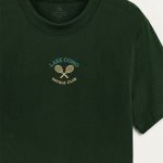 Lake Como Tennis Club Centered, Μπλούζα T-Shirt σε Πράσινο Χρώμα
