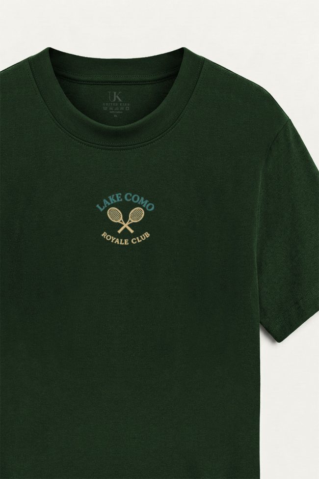 Lake Como Tennis Club Centered, Μπλούζα T-Shirt σε Πράσινο Χρώμα