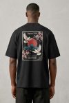 Oversized T-Shirt σε Μαύρο Χρώμα με σχέδιο, Japan 1991