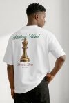 Oversized T-Shirt σε Λευκό Χρώμα με σχέδιο, Strategic Mind