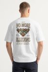 Oversized T-Shirt σε Λευκό Χρώμα με σχέδιο, No More Illusions