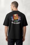 Oversized T-Shirt σε Μαύρο Χρώμα με σχέδιο, Hard Drive Memories