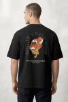 Oversized T-Shirt σε Μαύρο Χρώμα με σχέδιο, Shoot Your Shot