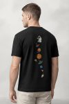 Planet Drop, T-Shirt σε Μαύρο Χρώμα