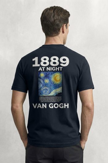 Van Night Frame, T-Shirt σε Μπλε Χρώμα