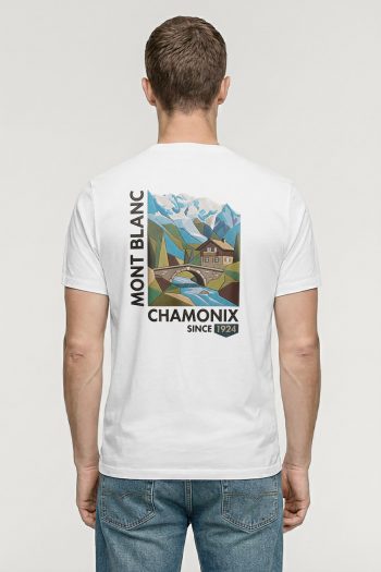 Chamonix 1924, T-Shirt σε Λευκό Χρώμα
