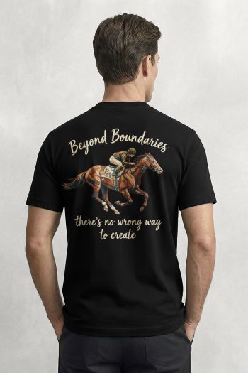 Beyond Boundaries Rider, T-Shirt σε Μαύρο Χρώμα