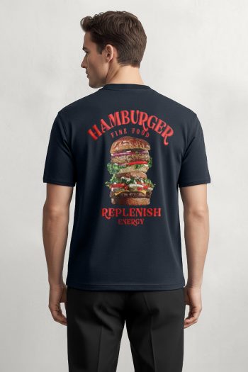 Hamburger Energy, T-Shirt σε Μπλε Χρώμα