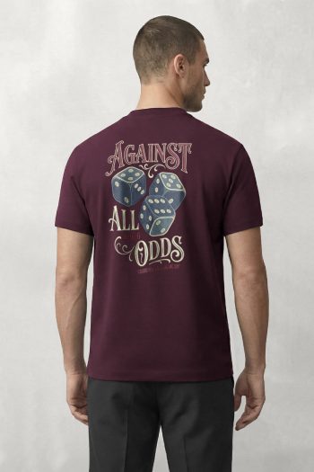 Against All Odds, T-Shirt σε Μπορντώ Χρώμα