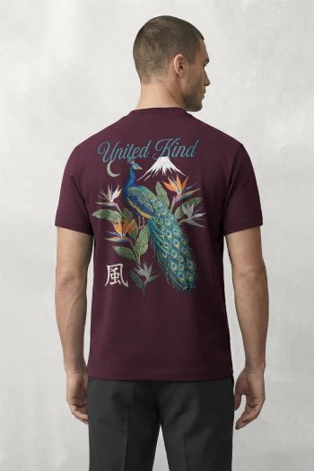 UK Peacock, T-Shirt σε Μπορντώ Χρώμα