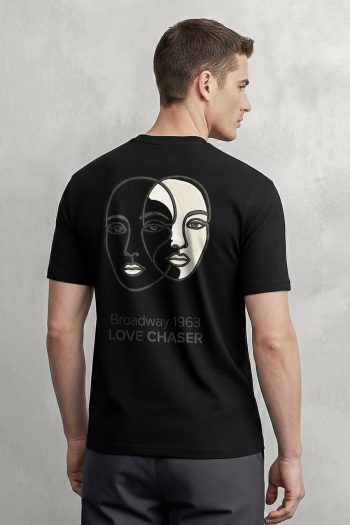 Love Chaser, T-Shirt σε Μαύρο Χρώμα